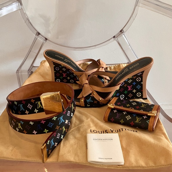 LV Black Murakami belt - Picture 11 of 11